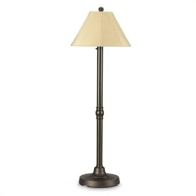San Juan 60x22 Floor Lamp Linen Silver 60x22H x 20x22W x 20x22D