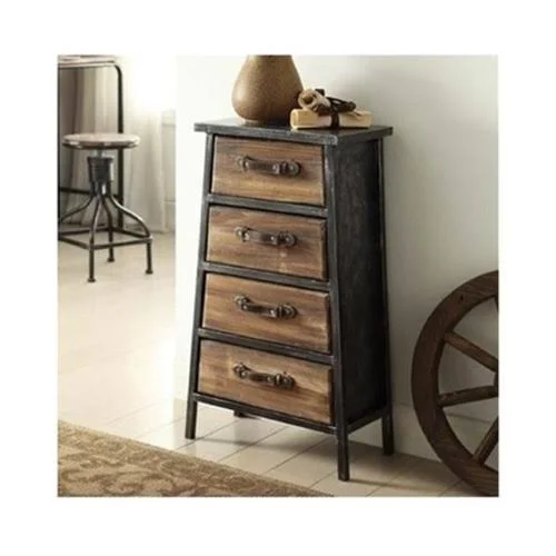 ComfortCorrect Urban Collection 4 Drawer Chest - Black & Grey