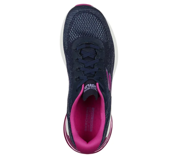 Skechers GOrun Air - Silver Sparkle Navy, Pink - Size 7.5