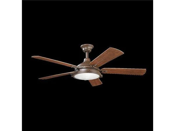 Kichler Hatteras Bay Patio 60x22 Ceiling Fan - Tannery Bronze - 310117TZP