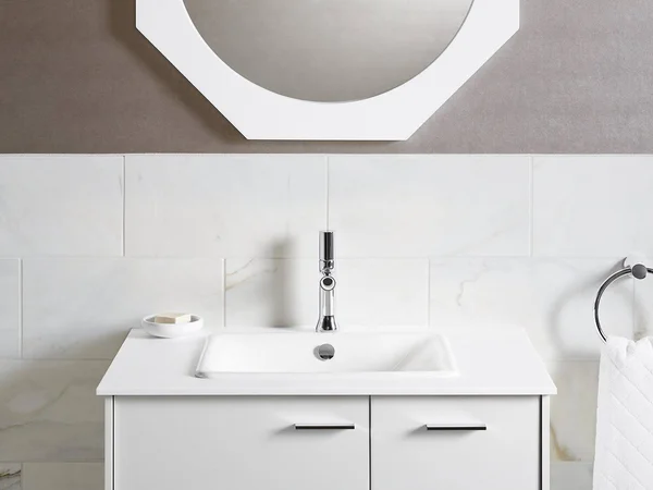 Kohler 5400-G9 Iron Plains Drop-In/Undermount Bathroom Sink - Sandbar