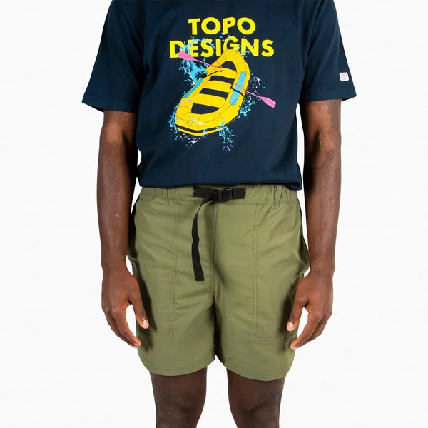 Topo Designs Men's River Shorts Lightweight - Charcoal - XL