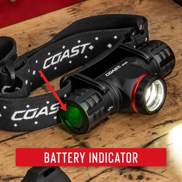 Coast - 30325 Xph30r 1000 Lumen Rechargeable Dual Power LED Headlamp