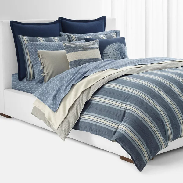 Lauren Ralph Lauren Gavin Stripe Full/Queen Comforter Set - Blue