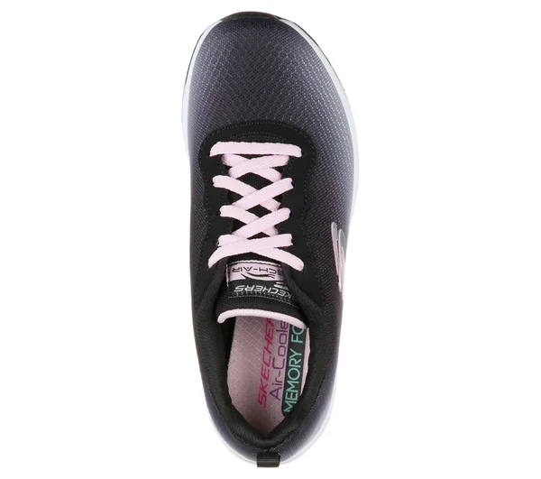 Skechers Girls& Skech-Air Element Sneaker - Black/Light Pink