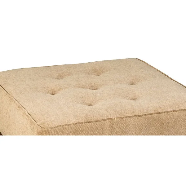 Leffler Home Hixon Square Ottoman - Night Party Chocoalte
