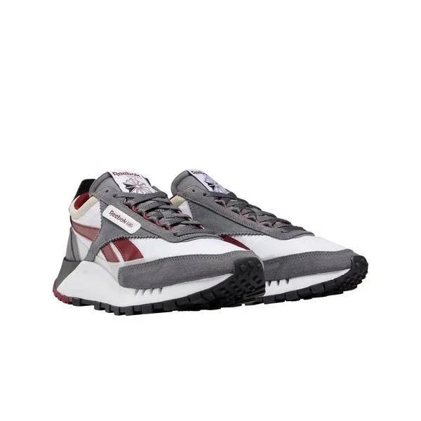 Reebok Men's Classic Leather Legacy Casual Shoes in White/Grey/Cold Grey 6 Size 9.5