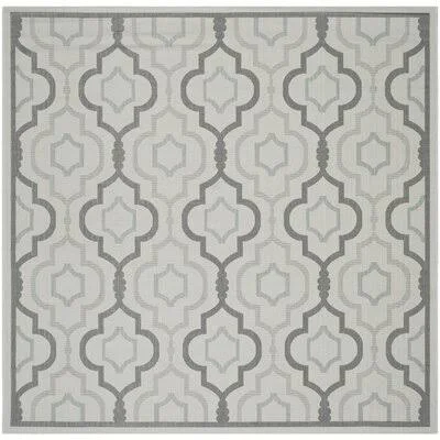 Charlton Home Driffield Light Gray/Anthracite Indoor/Outdoor Area Rug