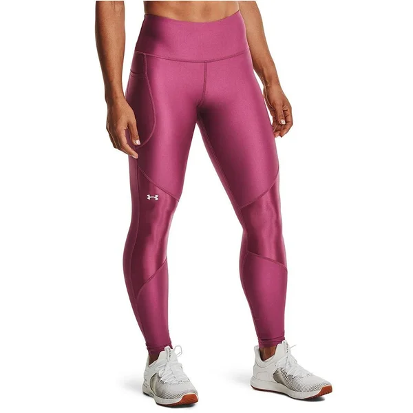 Women's Under Armour HeatGear Shine No-Slip Leggings, Size: Small Long, Brt Pink