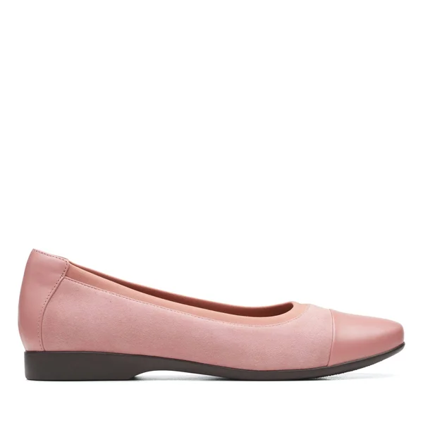 Clarks Womens Un Darcey Cap 2 Rose Combi Size 10