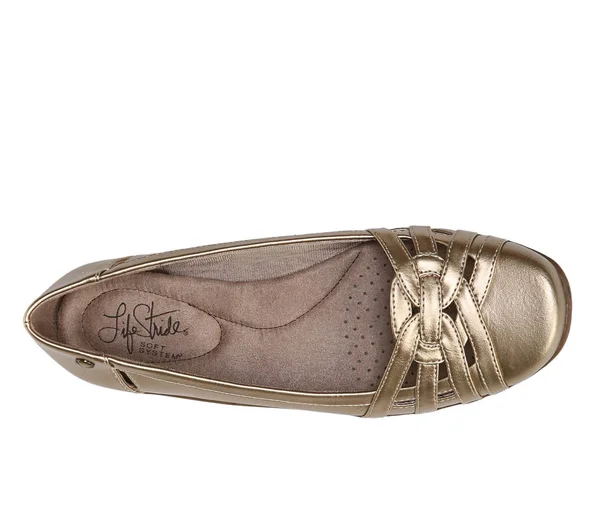 LifeStride Women's Diverse, Size: 11, Soft Gold Polyurethane