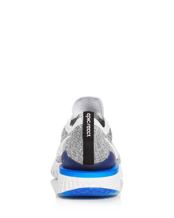 Nike Men's Epic React Flyknit 2 Running Shoes, Size: 7.5, White