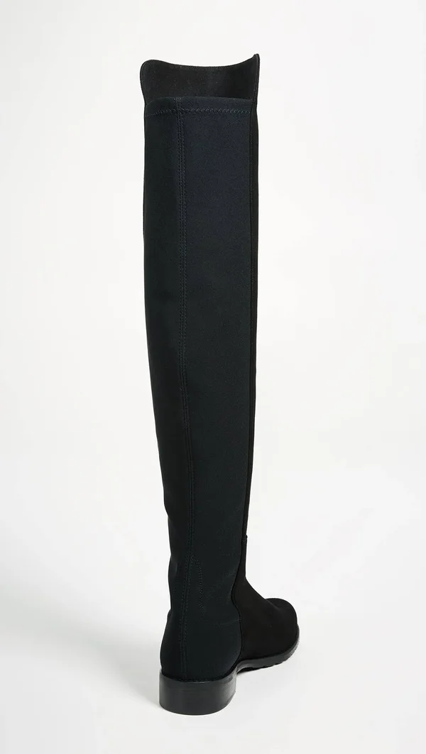 Stuart Weitzman Women's 5050 Suede Over-The-Knee Boot, Size: 10, Black