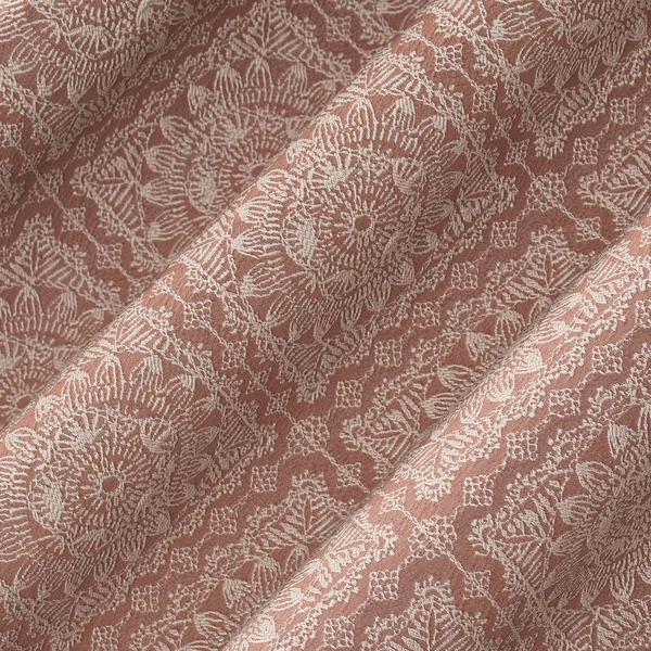 Sun Zero Evie Medallion Jacquard Theater Grade Extreme 100% Blackout Grommet-Top Curtain PANEL, Orange