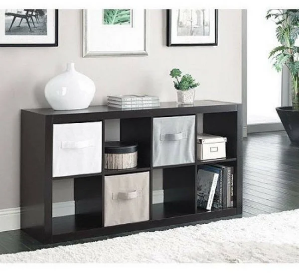 Better Homes and Gardens 8-Cube Organizer, Black