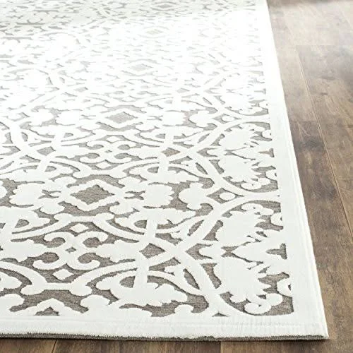 Safavieh Paradise Rug PAR636 Ivory, Dark Grey, 4& x 6&