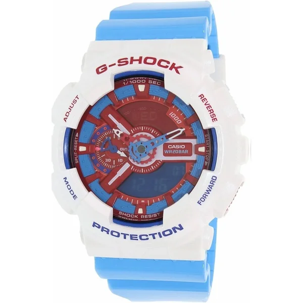 Casio Men's G-Shock Ga110ac-7a Blue Resin Quartz Watch