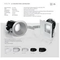 WAC Lighting R4SD2T-S927-HZWT Volta LED Module Haze White Trim