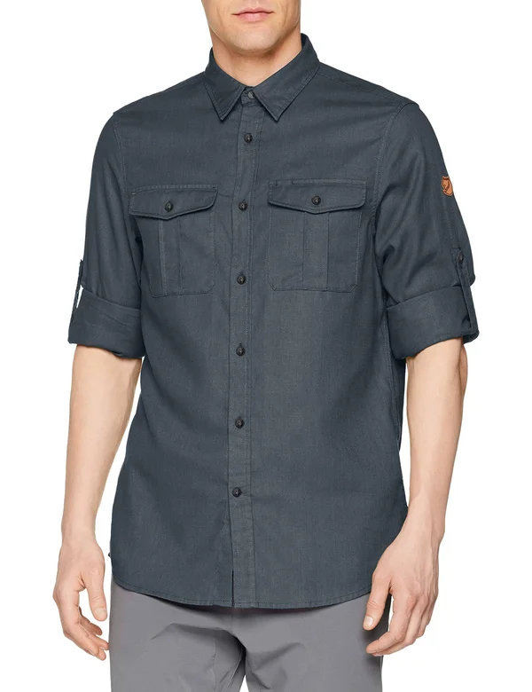 Fjallraven Ovik Travel Long-Sleeve Shirt - Men's Dusk, S