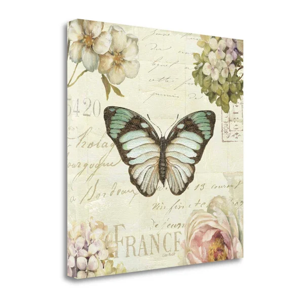 Tangletown Fine Art Marche De Fleurs Butterfly II by Lisa Audit