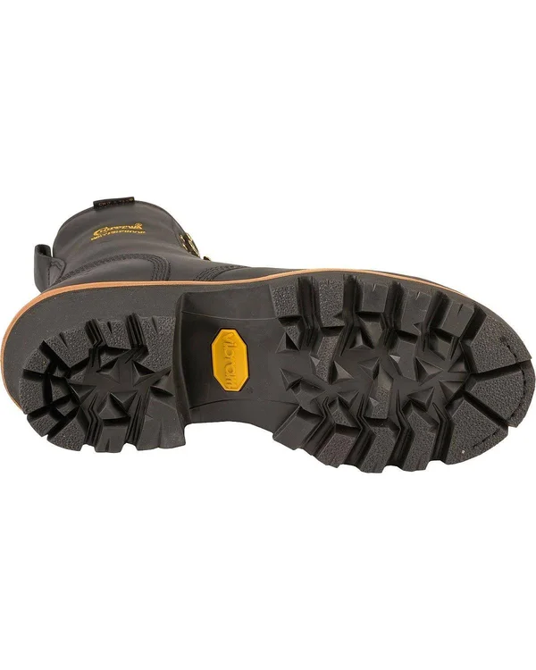 Chippewa Women's Insulated Steel Toe Work Boots - 8 in., Black, L73050