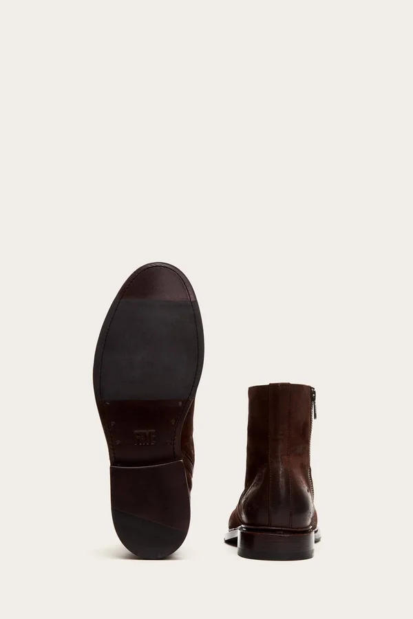 Frye Paul Inside Zip 3480852 - 12 - Dark Chocolate
