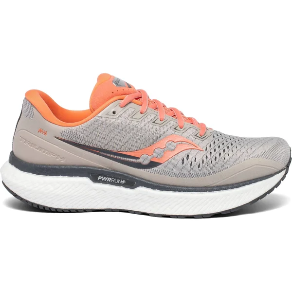 Saucony Women's Triumph 18 Running Shoes - Moonrock/Coral