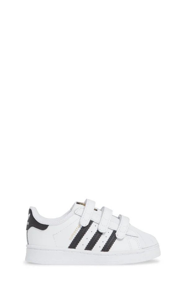Adidas Originals Superstar White/Black Infant Boys& Shoes, Size: 9.5