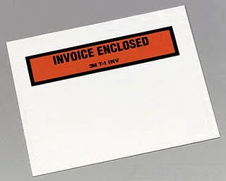 3M PLE-T4 Packing List Envelope, 10 in H, pk1000
