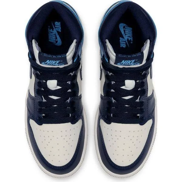Air Jordan 1 Retro High OG GS Obsidian University Blue - Size 5 Kids