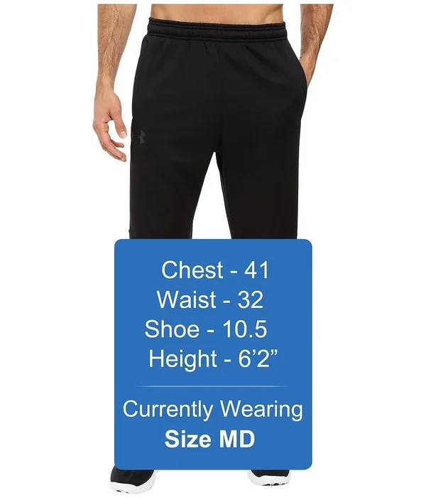 Under Armour Men's Storm Armour Fleece Pant Black 4XL