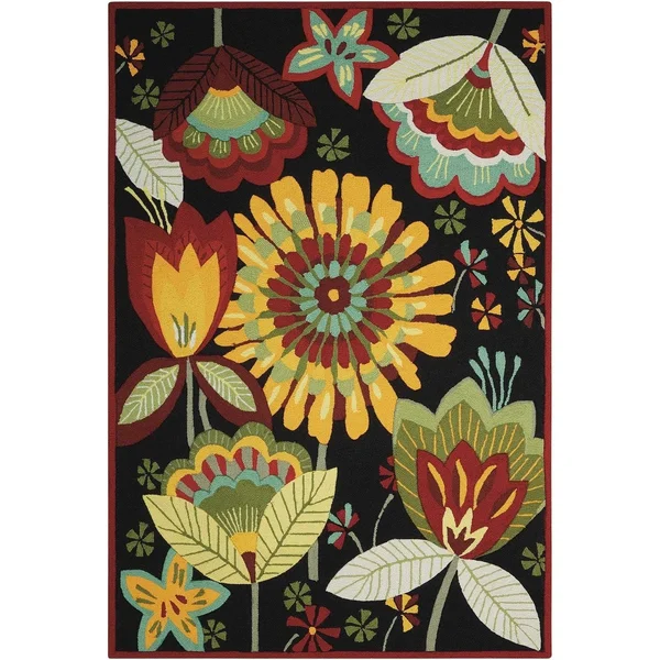 Nourison Fantasy FA12 3&6x22 x 5&6x22 Aqua Area Rug