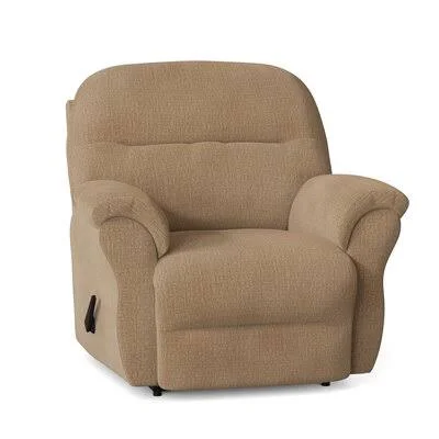 Red Barrel Studio Fauteuil Inclinable Mishti tissu du Corps: Brun en Toile jute-20075, Type d’inclinaison: Alimentation
