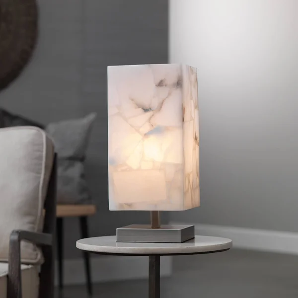 Jamie Young Ghost Axis Table Lamp - Antique Silver