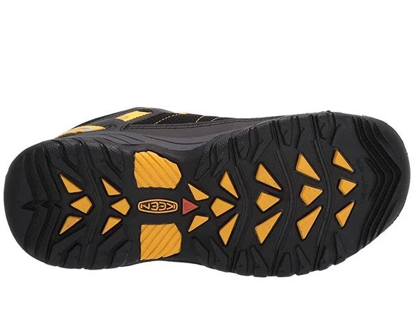 Keen Targhee Sport Shoe - Kids& Black/Keen Yellow - 3.0