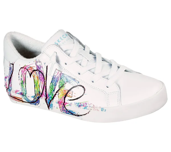 Skechers Women's Diamond Starz-Young Love Sneaker - White - 7.5