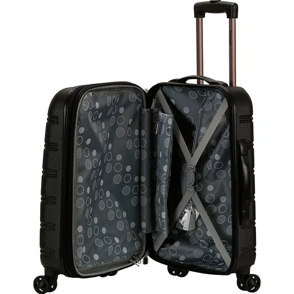Rockland Melbourne 20x22 Expandable ABS Carry on