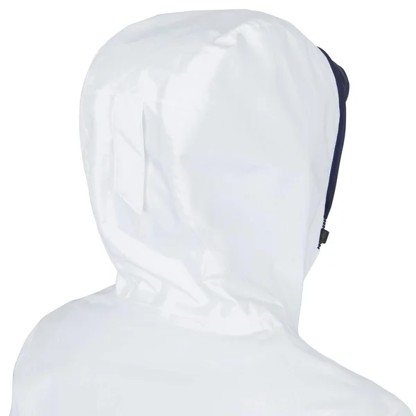 Tribord Women's 100 - Waterproof Sailing Jacket in White/Navy, Size Xs