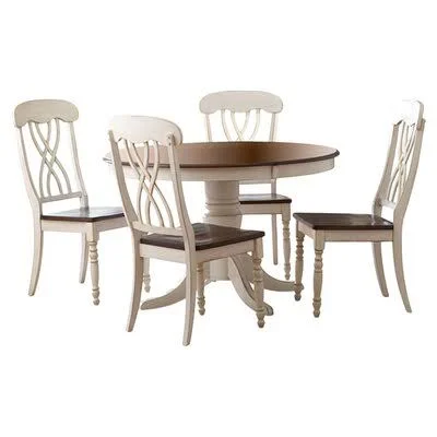 Danise 5 - Piece Dining Set Charlton Home Finish: Antique White