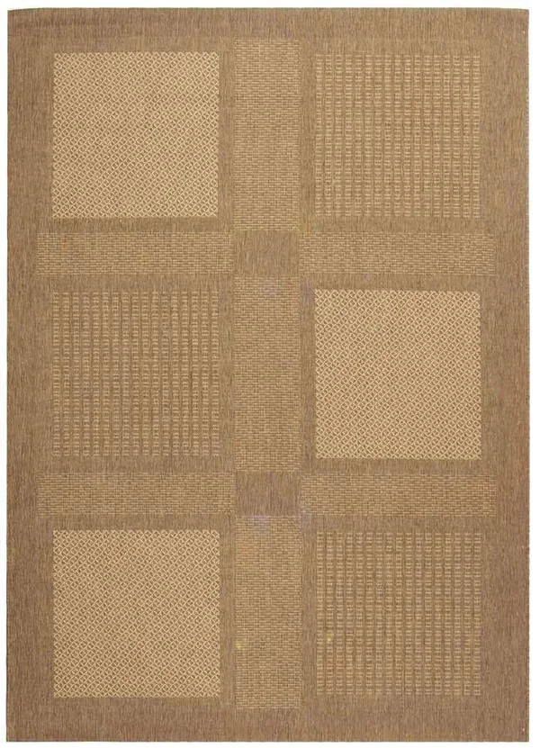Safavieh Courtyard CY1928-3009 6&7x22 x 9&6x22 Brown, Natural Area Rug