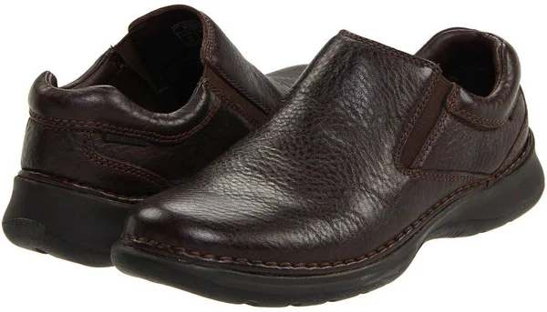 Hush Puppies Men's Lunar II Leather Shoes - Brown, 9