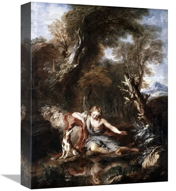 16 in. Narcissus Art Print - Francois Le Moyne MI1280935