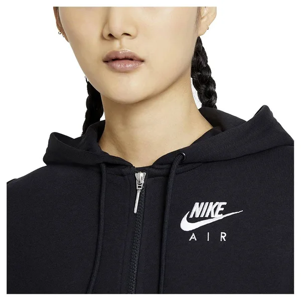 Nike Air Women's Full-Zip Top, Size 14, Black/White