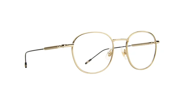 Montblanc MB0048O 002 Gold Oval Eyeglasses