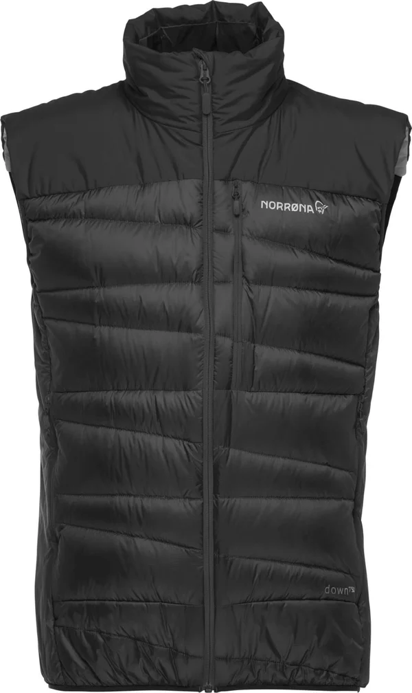 Norrona Falketind Down Vest - Mens Caviar Large 1879-17-7718-L