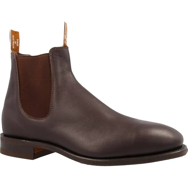 RM Williams Comfort Craftsman Chelsea Boots 6 UK Chestnut, Yearling
