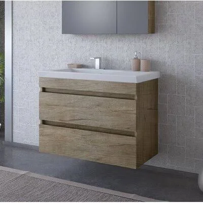 deren 32x22 Wall-Mounted Single Bathroom Vanity Set Latitude Run
