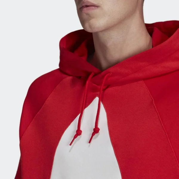 Adidas Men's Originals Big Trefoil Hoodie - Small - Red
