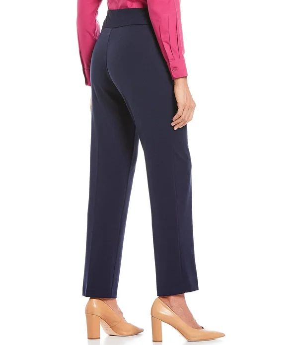 Investments Womens The Park Ave Fit Secret Support Straight Leg Pants