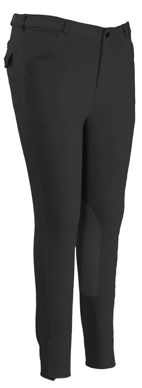 TuffRider Men's Patrol Knee Patch Breeches - 32, Black